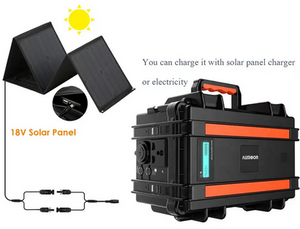 Power Station 1000W: 596000mah/2200Wh,LiFePO4 Battery - off grid SILENT power in your RV and boat !