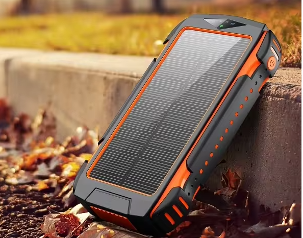 Solar Wireless Portable Power Bank 20000mAh - Outdoor Mobile Charger- Splashproof