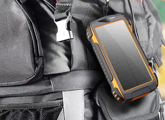 Solar Wireless Portable Power Bank 20000mAh - Outdoor Mobile Charger- Splashproof