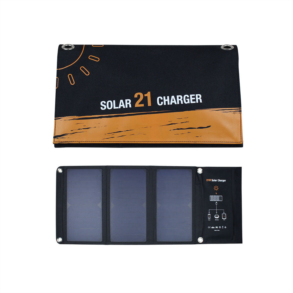 Solar Panel 21W Foldable for  - Camping - Boat - keep your phones and tablets loaded