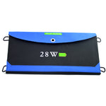 Solar Panel 28W Waterproof Portable Sunpower Mini Fold 19V DC Charge