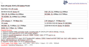 Router/Access Point_3G/4G LTE_EX100-A2