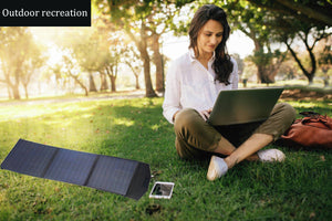 Solar Panel Portable Foldable Solar Charger 100W
