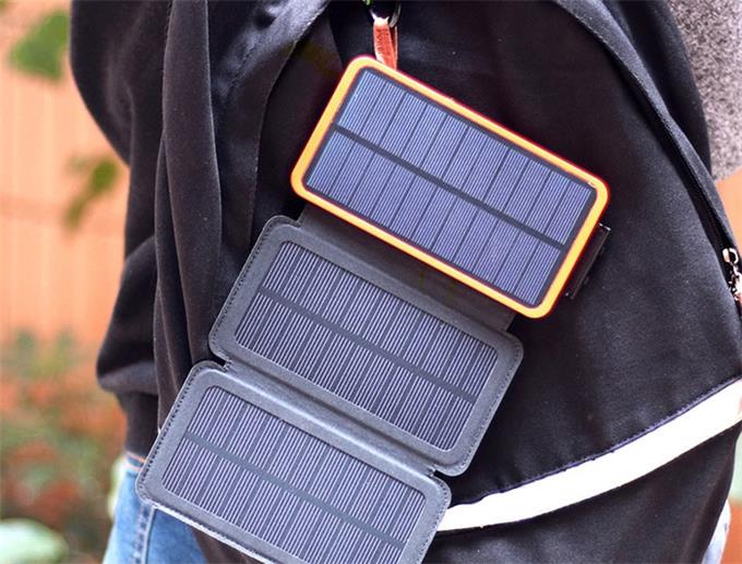 Power Bank with Solar Charger 20000mAh- Camping Light- Outdoor Waterproof
